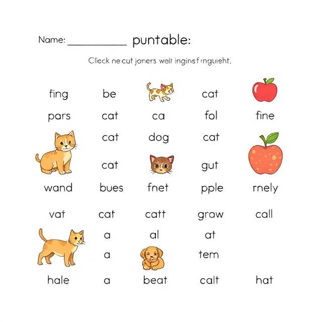Atividade de Inglês para imprimir